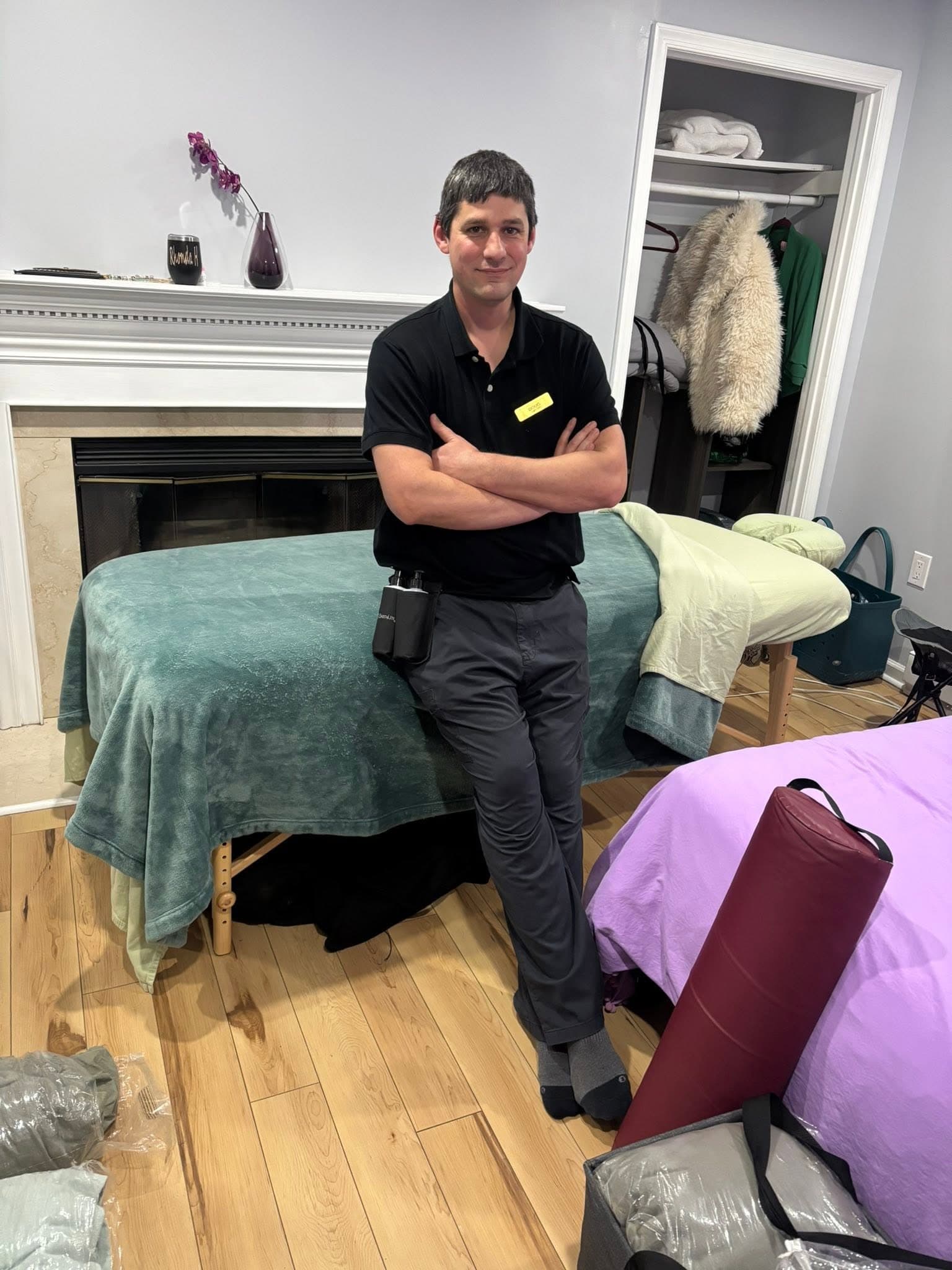 Douglas Hollman, mobile massage therapist